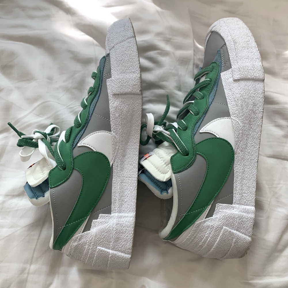Nike Sacai Blazer Low Green - Size 13